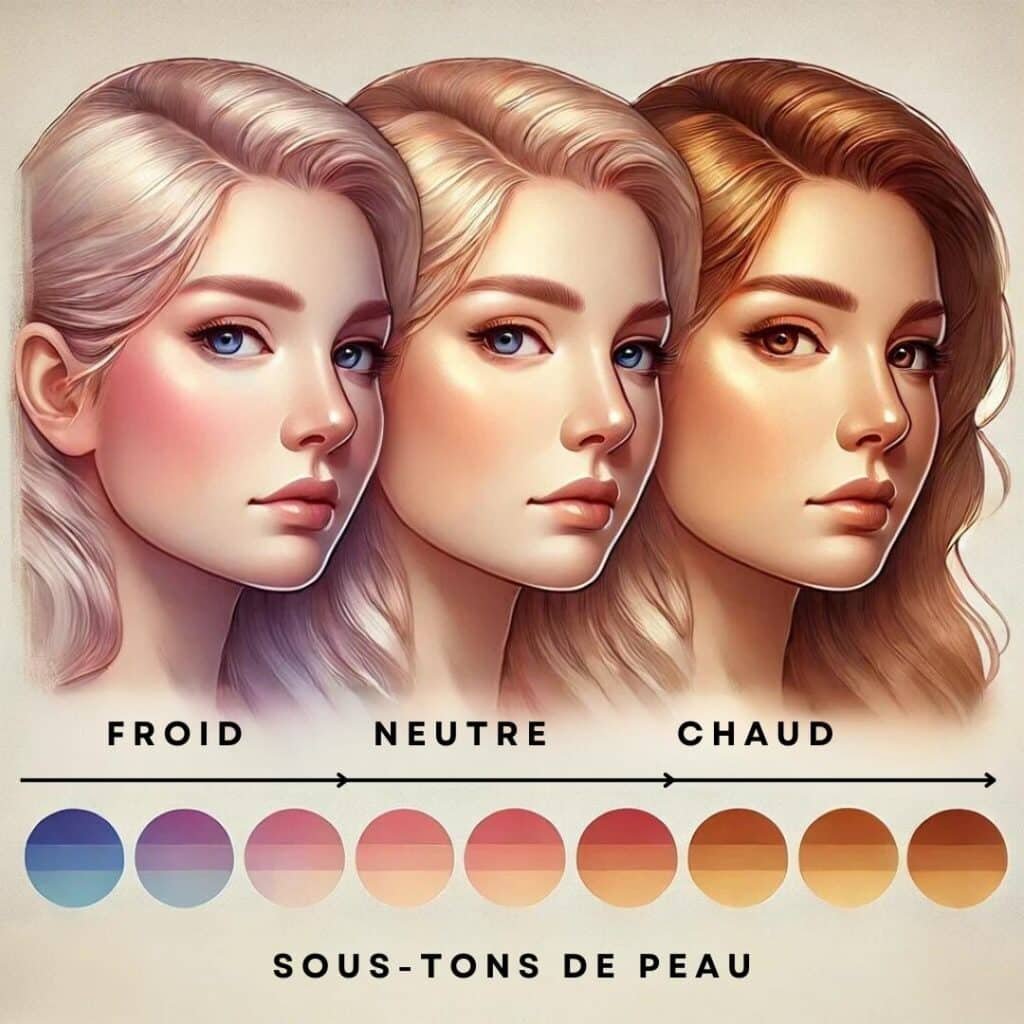 sous-tons de peau
