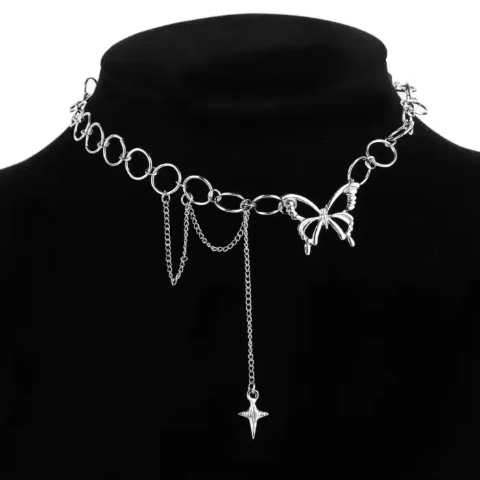 collier papillon ras de cou​ 4