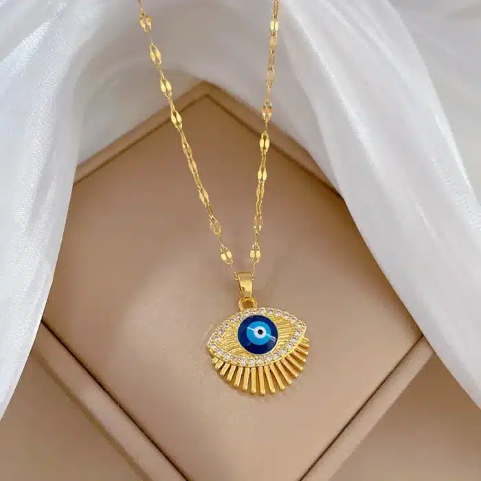 collier oeil grec 4