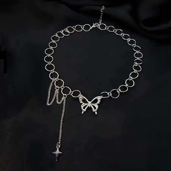 collier papillon ras de cou​ 5