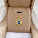 collier oeil grec 1