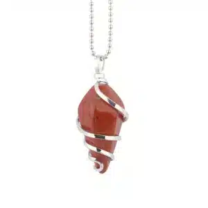 collier jaspe rouge 1