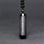 collier en obsidienne noire 2