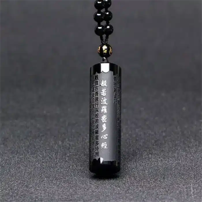 collier en obsidienne noire 2