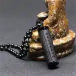 collier en obsidienne noire 1
