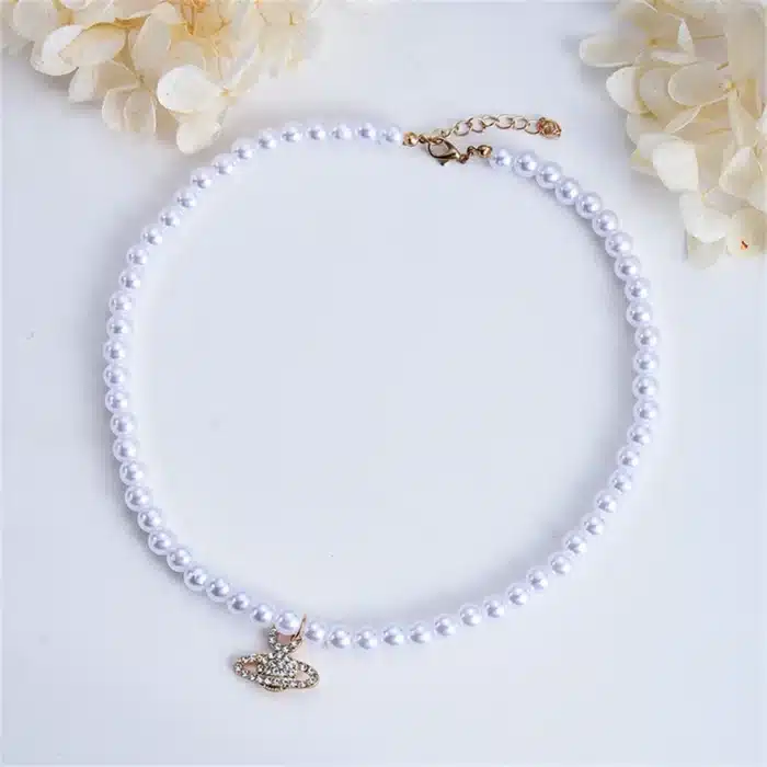 collier planète perles​ 4