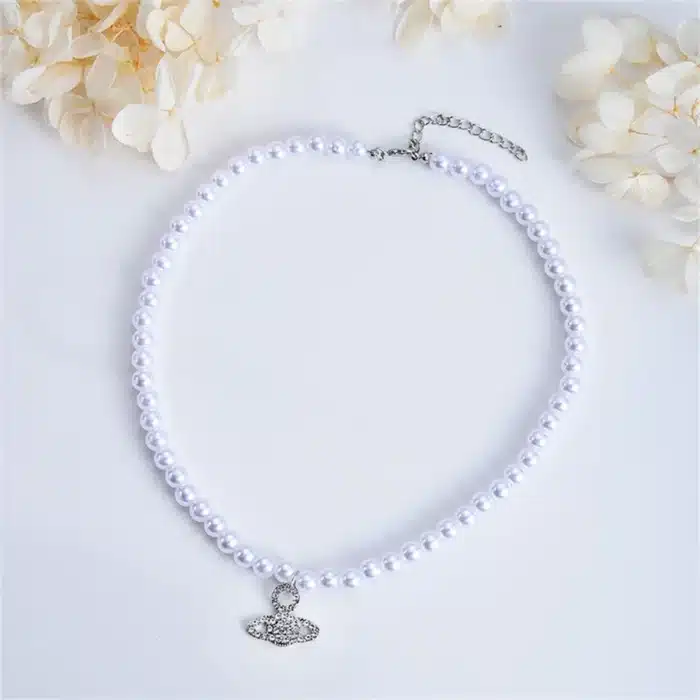 collier planète perles​ 2