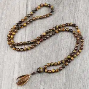 collier œil de tigre homme 1