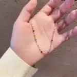 collier petites perles multicolores 5
