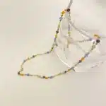 collier petites perles multicolores 3