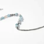 collier perles bleues 3