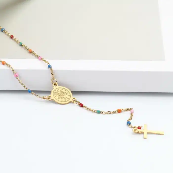 collier croix chrétienne femme 12