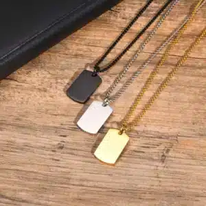 collier plaque militaire 5