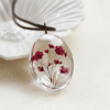 collier fleurs sechees​