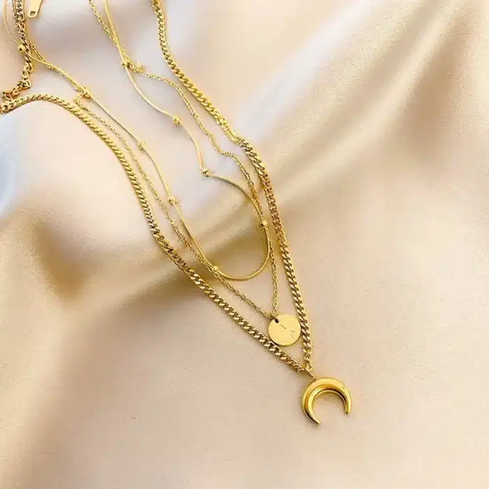 collier lune etoile 3