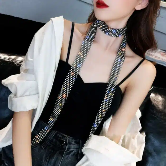 collier cravate femme​ 1