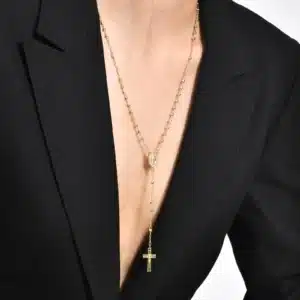 collier chapelet or​ 4