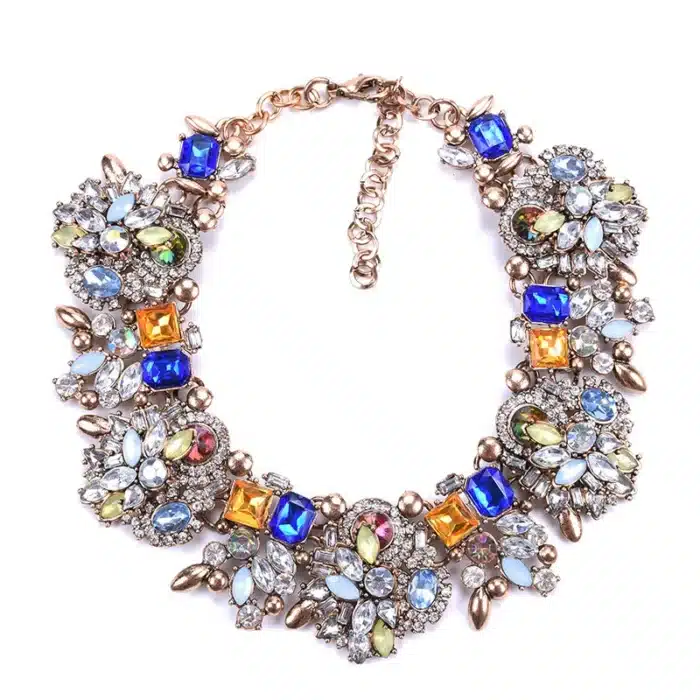 collier femme fantaisie coloré 4