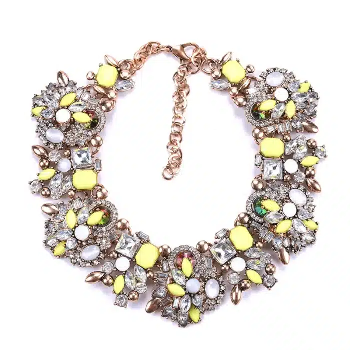 collier femme fantaisie coloré 5