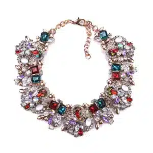 collier femme fantaisie coloré 3