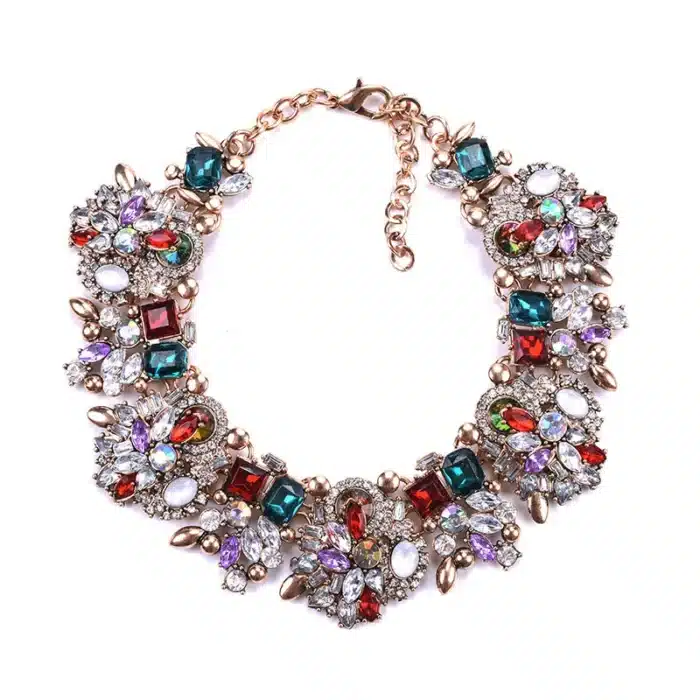 collier femme fantaisie coloré 3