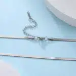 collier maille serpent argent 7