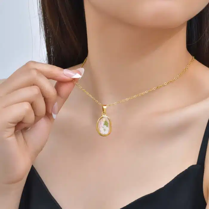 collier fleur sechees​ 6