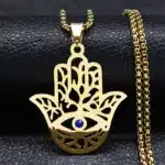 collier main de fatma or​ 2