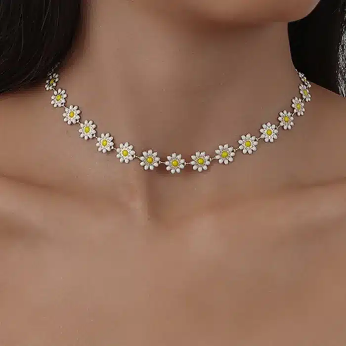 collier marguerites fleur​s 1