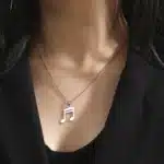 collier note de musique argent​ 1