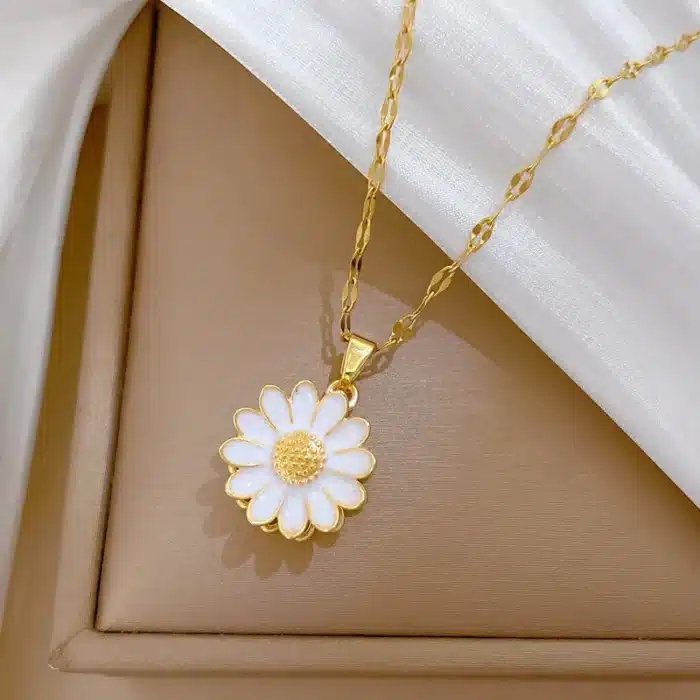 collier marguerite fleur​ 3