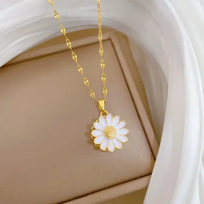 collier marguerite fleur​ 5