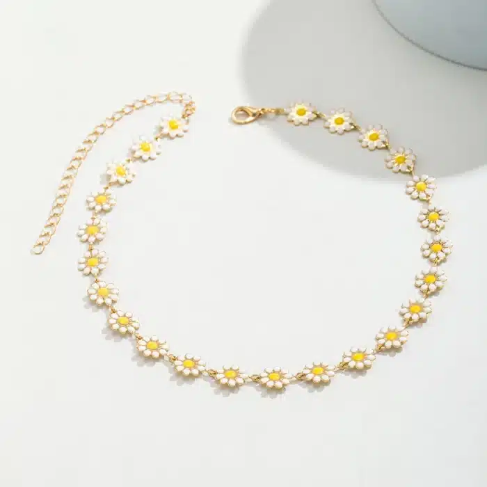 collier marguerites fleur​s 4
