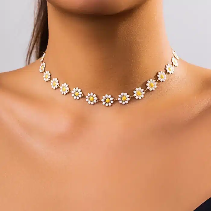 collier marguerites fleur​s 2