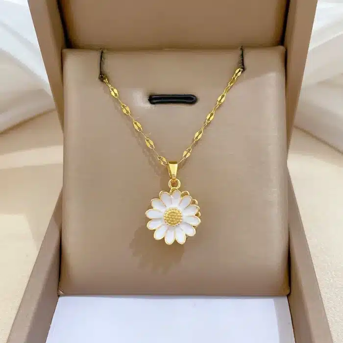 collier marguerite fleur​ 1