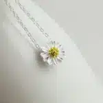 Colliers et pendentifs marguerite en argent Sterling 925 pour femmes, cadeau de Festival à la mode, bijoux en argent Sterling 1