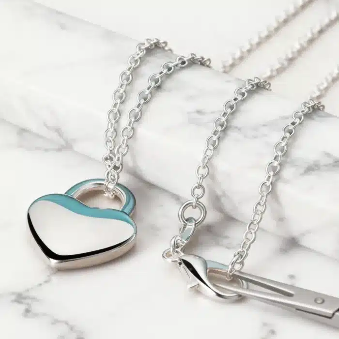 collier coeur cadenas 4