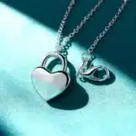 collier coeur cadenas​ 1