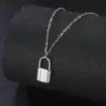 collier chaine cadenas femme​ 5