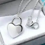 collier coeur cadenas​ 2