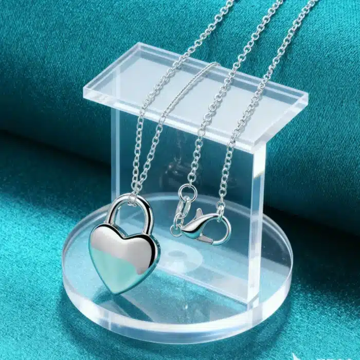 collier coeur cadenas 3