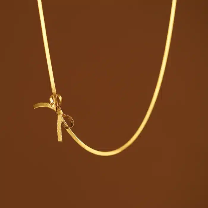 collier noeud papillon choker 2