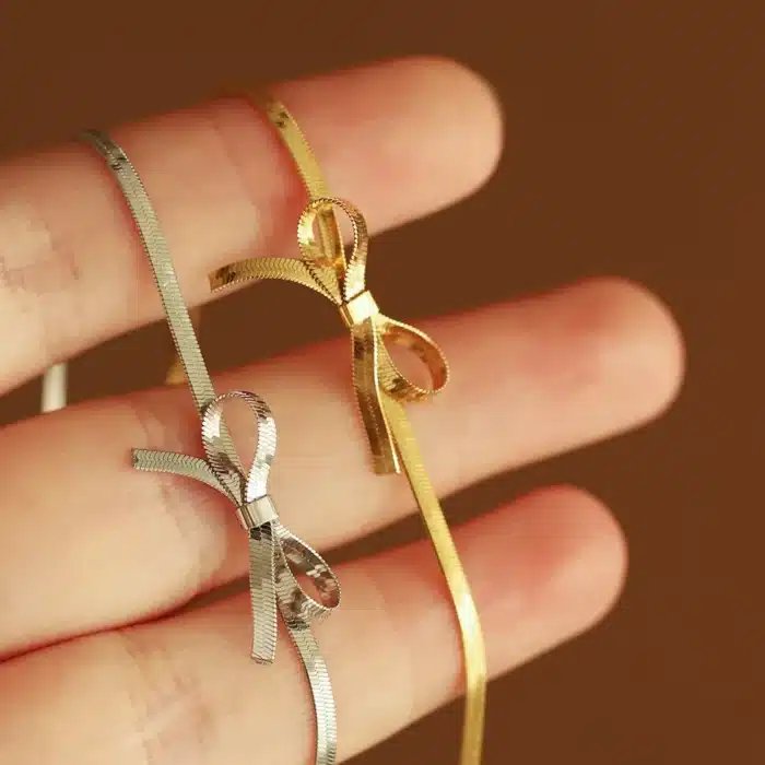 collier noeud papillon choker 4