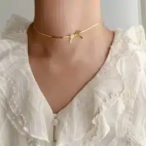 collier noeud papillon​ choker 13