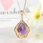 collier améthyste femme​ 3