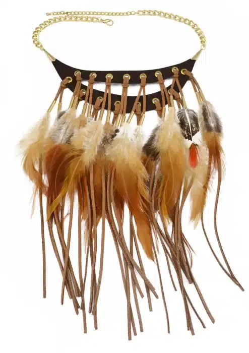collier plume indien 7