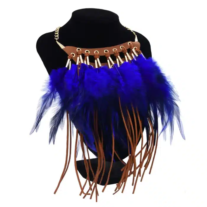 collier plume indien 5
