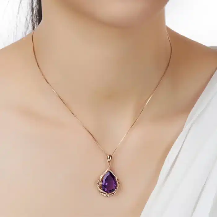 collier améthyste femme​ 4