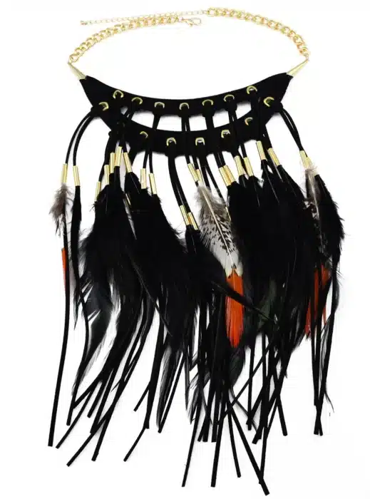 collier plume indien 8