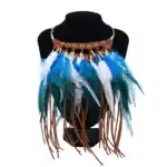 collier plume indien​ 4